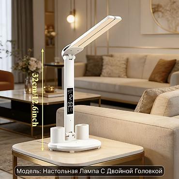 hamilton saat: İki başlı stolüstü LED lampa - Fərqli səhnələr üçün 3 işıq rəngi — 7