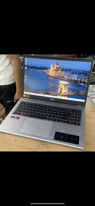 acer v203h: Ноутбук, Acer, 8 ГБ ОЗУ, AMD Ryzen 3, Б/у, Для несложных задач