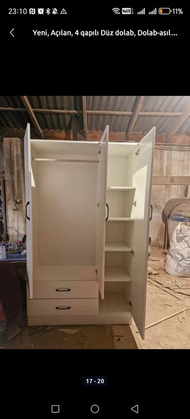 Dolablar: Açılan, 3 qapılı Düz dolab, Qarderob, paltar dolabı -da lalafo.az — 7 Dolablar: Açılan, 3 qapılı Düz dolab, Qarderob, paltar dolabı — 7