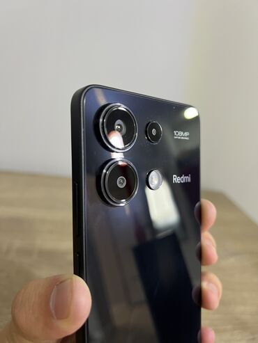 стекла для планшетов promate: Redmi, Redmi Note 13, Колдонулган, 256 ГБ, түсү - Кара, 2 SIM