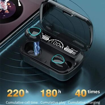 Cena 2400din TVS M10 slušalice Bluetooth 5.1 slušalice 2200mAh kutija