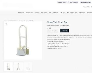 Ostale sanitarije: Drška za kadu RIDDER – pomoć pri ulasku/izlasku iz kade - Stabilna — 10