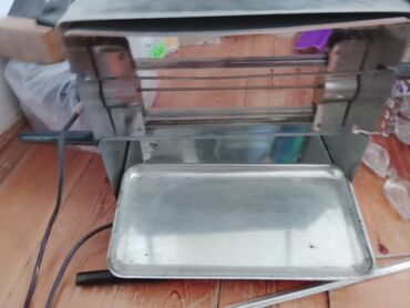 Buxarlı bişiricilər: Qorizontal manqal, 6 şişli, Termostat ilə