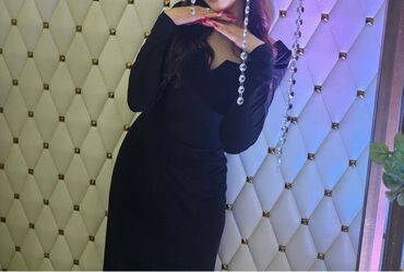 Ziyafət donları: Qara gecə/libas – zərif maxi model - Rəng: dərin qara - Uzunluq — 9