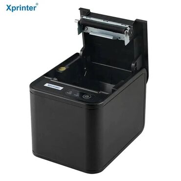 Торговые принтеры и сканеры: Принтер Чеков-Xprinter XP-80T 80mm 200mm/s Black USB+LAN Принтер — 4