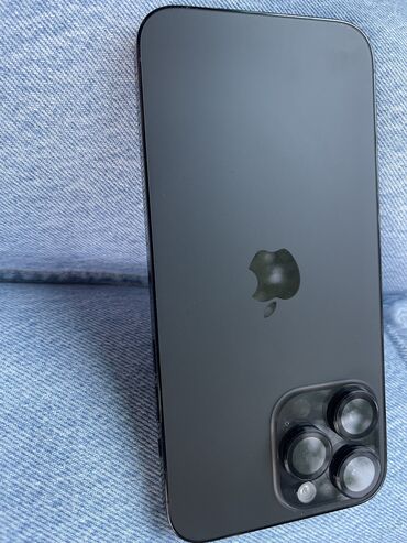 Apple iPhone: IPhone 14 Pro Max, Б/у, 256 ГБ, Черный, Зарядное устройство, Защитное стекло, Чехол, 86 %