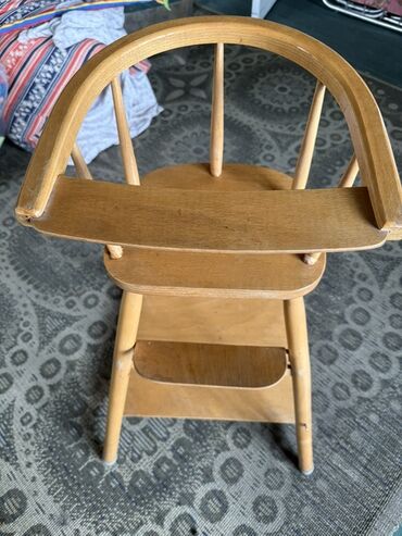 деревянный стульчик для кормления: Тамактандыруучу отургуч, Башка бренд, Жыгач, Отургучтун башка түрү, түсү - Күрөң