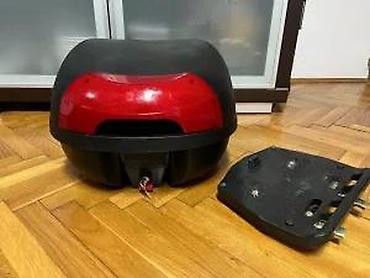 Delovi za motocikle: Univerzalni kofer za motor/skuter sa nosačem - Tvrda gornja kutija — 11