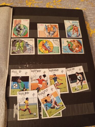 Markalar: Əla vəziyyətdə kolleksiya markaları.Çoxsu idman — 6