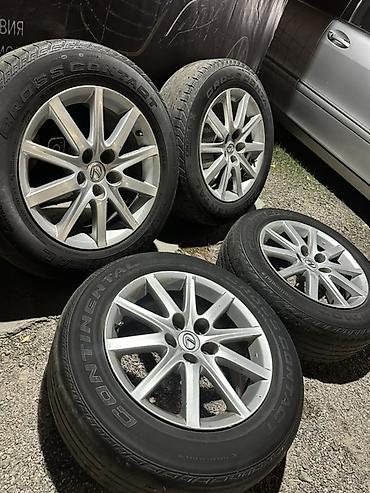 диски 17 lexus: Колеса в сборе 225 / 65 / R 17, Всесезонная, Б/у, Комплект, Легковые, Литые, отверстий - 5 — 3