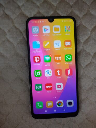 Xiaomi: Xiaomi Redmi 7, 32 GB, rəng - Qara, 
 Sensor, Barmaq izi, İki sim kartlı