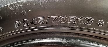 Шины: Шины 245 / 70 / R 16, Всесезонная, Б/у, Комплект, Внедорожные (АТ/МТ), Япония, Bridgestone — 4