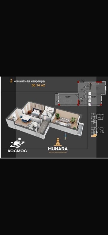 прадаю дом селекция: 2 бөлмө, 66 кв. м, Элитка