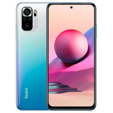 raspberry pi 4: Redmi, Redmi Note 10S, Б/у, 64 ГБ, цвет - Голубой, 2 SIM