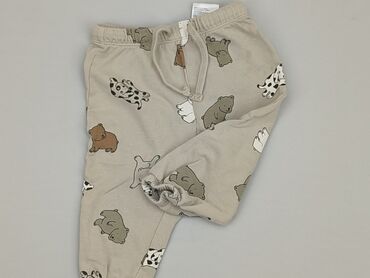 dzieciece legginsy: Spodnie dresowe, 3-6 m, stan - Bardzo dobry