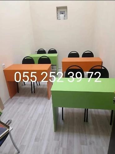 Bağ, çöl masa və oturacaq dəstləri: Yeni, Kvadrat masa, 6 stul, Açılmayan, Stullar ilə, Taxta, Azərbaycan — 16