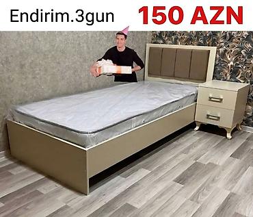 Tek nəfərlik çarpayı dəsti - Rəng: bej-krem tonları - Komplekt lalafo.az -da Tek nəfərlik çarpayı dəsti - Rəng: bej-krem tonları - Komplekt