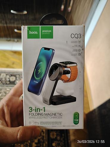 iphone u: Simsiz şarj cihazı Hoco, 15 Vt, Yeni — 1