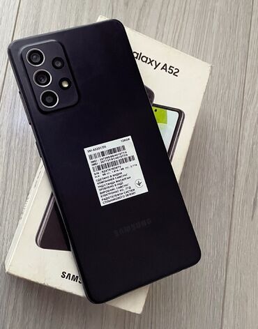 redmi 5 plus ikinci el: Samsung Galaxy A52 5G, 128 GB, rəng - Qara, Barmaq izi, İki sim kartlı, Face ID