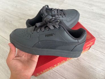 лоферы новые: Кроссовки, 37, Puma, Новый, цвет - Серый, Платная доставка