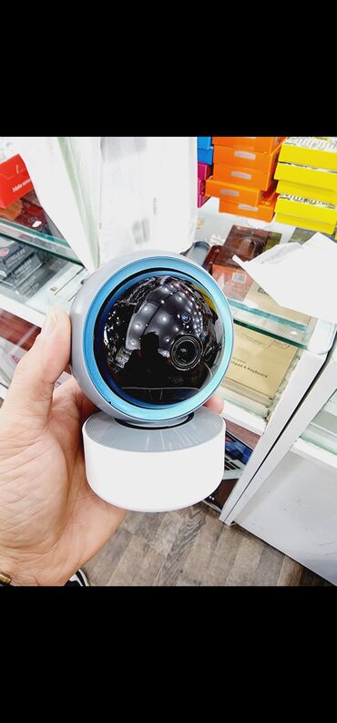 360 kamera: 32gb yaddaş kart hədiyyə Kamera wifi 360° smart kamera 3MP Full HD