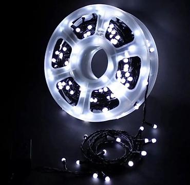 Светодиодные гирлянды: Уличная гирлянда 50 м Прекрасно подходит для украшения дома, магазина — 6