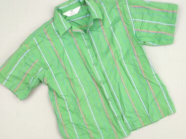 hm basic top: Shirt 5-6 years, condition - Perfect, pattern - Striped, color - Green