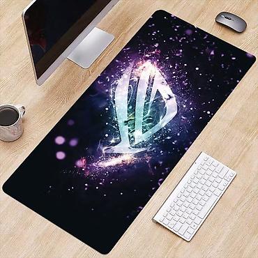 Коврики для мышки: Цена:400сом 🔸Большой коврик для мыши аниме геншин на стол — 9