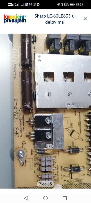 Aksesoari za TV i video: Sharp LC-60LE635 – delovi i module Dostupni originalni delovi sa — 8