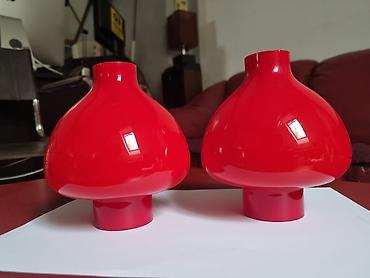 jorgovan sadnice cena: Dve stare širme za lampe od duplog stakla. - Materijal: duplo staklo — 1
