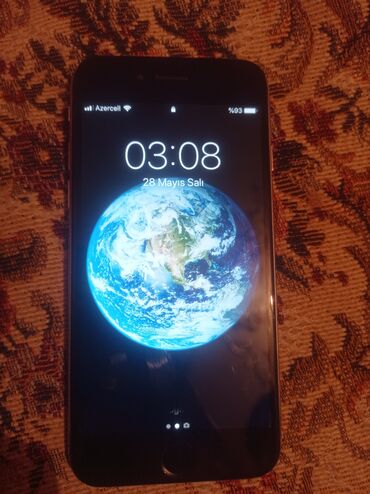 чехол iphone 5: IPhone 6, 64 GB, Gümüşü, Barmaq izi, Face ID
