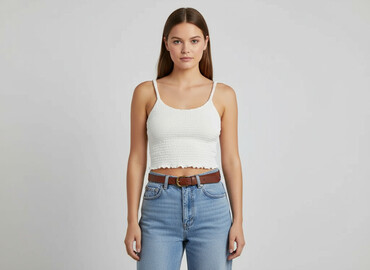 cropp koszulka doberman: Forever 21, Топ жіночий, розмір M