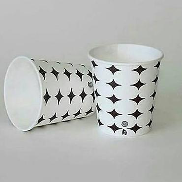 kağız stəkan: Bir dəfəlik kağız stəkanlar - Material: qalın, sızdırmaz kağız (isti — 1
