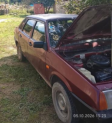 radiator barmaqligi 07: LADA Samara (21099) sedan - Kuzov: 4 qapılı sedan, al-qırmızı rəng — 2