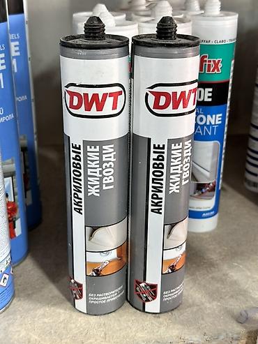 Жидкие гвозди: Акриловые жидкие гвозди DWT. Монтажный клей в картридже для — 1