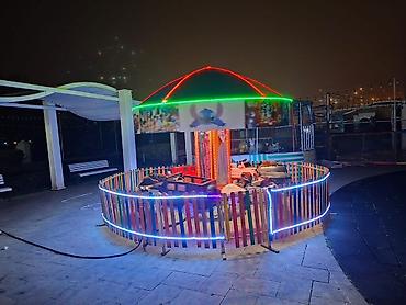park masini: Tam işlək vəziyyətdə uşaq karuseli satılır. LED işıqlandırmalı, park — 2