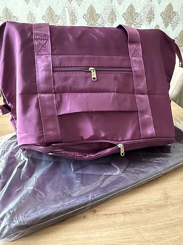 boş çanta: Bənövşəyi rəngdə universal səyahət/idu­man çantası - Tətbiq: səyahət — 2