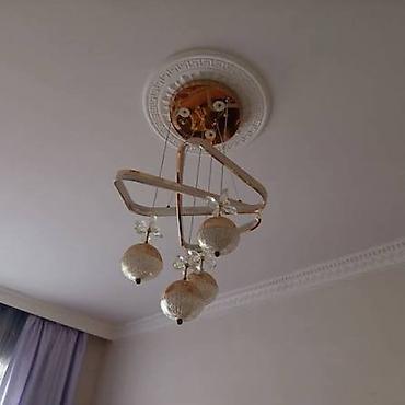 divar lampalari: Çılçıraq, 4 lampa, Metal — 1