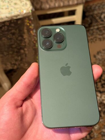 a 13 telefon: IPhone 13 Pro, 128 GB, Yaşıl, Barmaq izi, Face ID