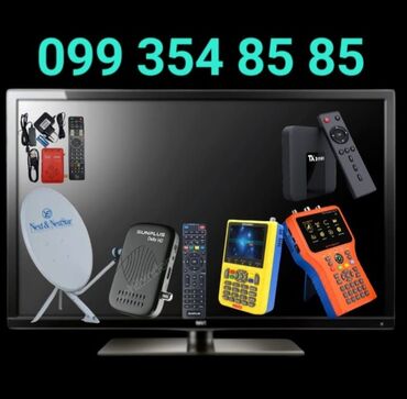 спутниковая антенна: SAT FINDER VE KROSNA APARATLRI VE TVBOX 
SATIŞI VE QURAŞDRLMASI