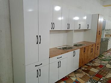 Кухонные гарнитуры: Кухонные гарнитуры с мойкой и верхними шкафами - Комплект прямой — 6