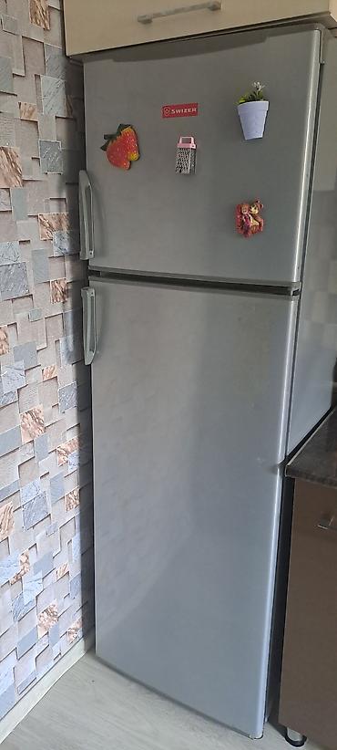 gencede xaladenik: SWIZER iki qapılı soyuducu - Rəng: gümüşü (inox üslubunda). soyuducu — 1