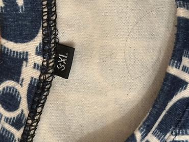 ağ sarocka kişi: Futbolka, Dior, 3XL, rəng - Mavi — 2