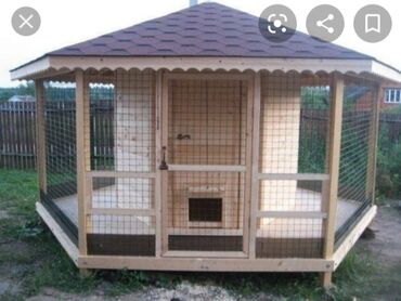 Yuvalar: Taxtadan hazırlanmış bütün növ ev heyvanlari üçün yuvalar hazirlanir — 5