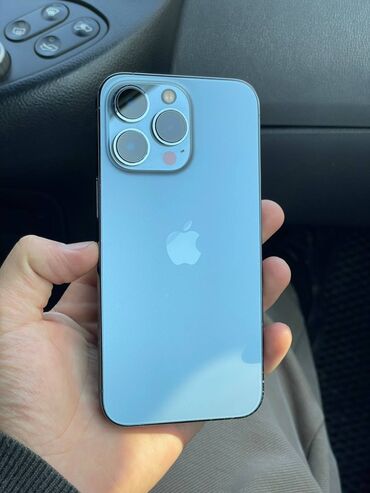 телефон нот: IPhone 13 Pro, Колдонулган, 256 ГБ, Pacific Blue, Каптама, 77 %