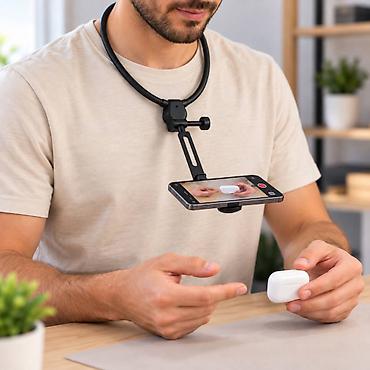 Boyun üçün telefon tutacağı №2 Bu rahat və funksional mobil telefon