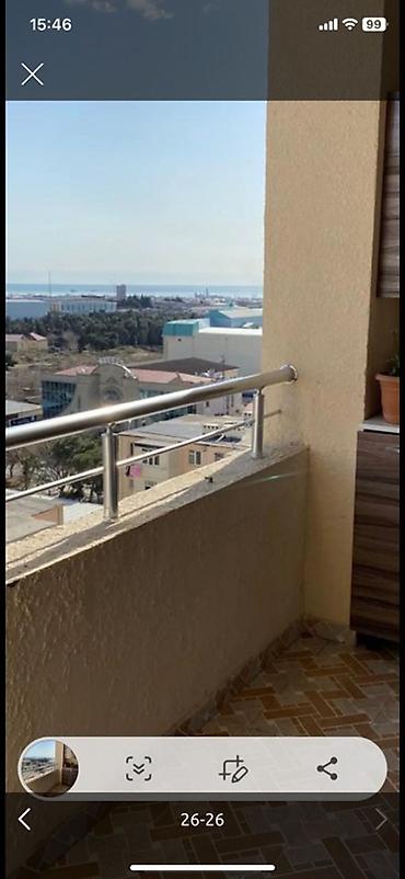 Uzunmüddətli kirayə mənzillər: Menzil (yaşayış binası) Təsvir:3 otaq 12 mərtəbə 8 ci etajişıqlı — 6