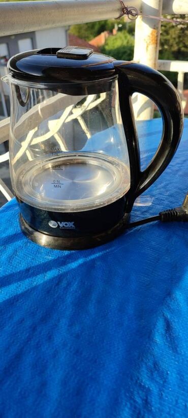 solje za kafu: Ketler Vox od stakla 1L 1630w Jako kvalitetan radi. Ketler za vodu