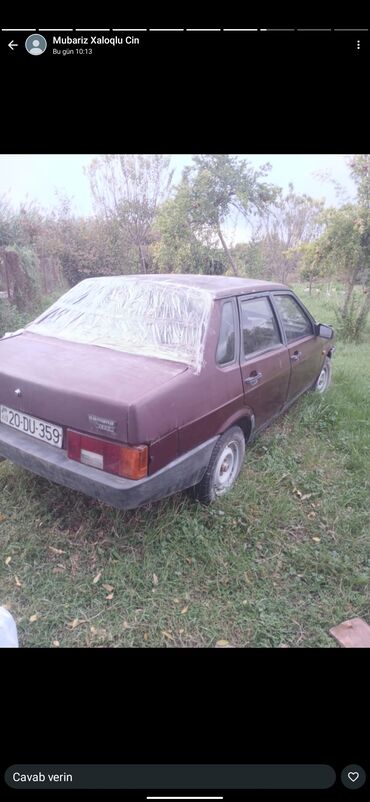 masin akumulatoru satisi: VAZ (LADA) 21099: 0.9 l | 1996 il 350000 km Sedan