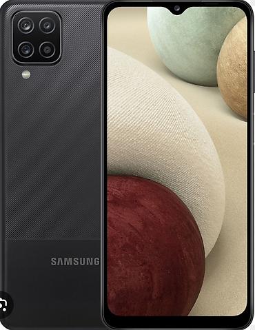 2 t: Samsung Galaxy A12, Б/у, 64 ГБ, цвет - Черный — 1